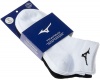 MIZUNO 3 PAIA DI CALZE RUNNING RUN SOCK BIANCO NERO