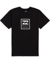 BILLABONG TEE SHIRT UNITY STACKED SS BLACK