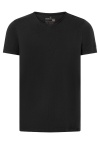 TIMEZONE Garment Dye V T-Shirt caviar black