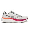 SAUCONY RIDE 19 - WHITE/CRIMSON